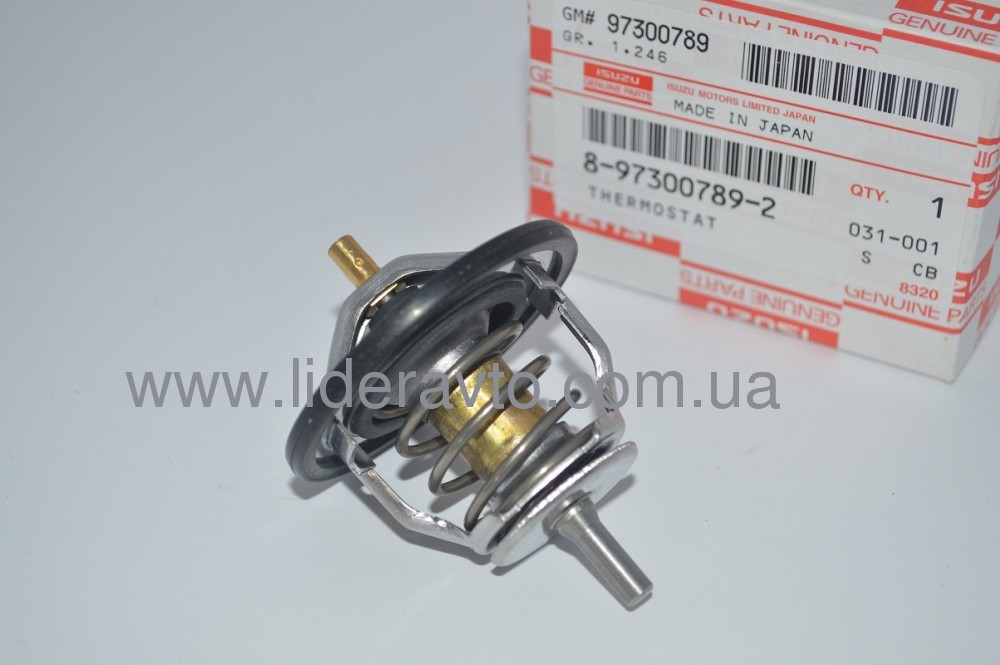 Термостат Isuzu 4HG1-T/4НЕ1/4HG1/4НК1 АТАМАН БОГДАН (82°С) Оригінал 8973007892