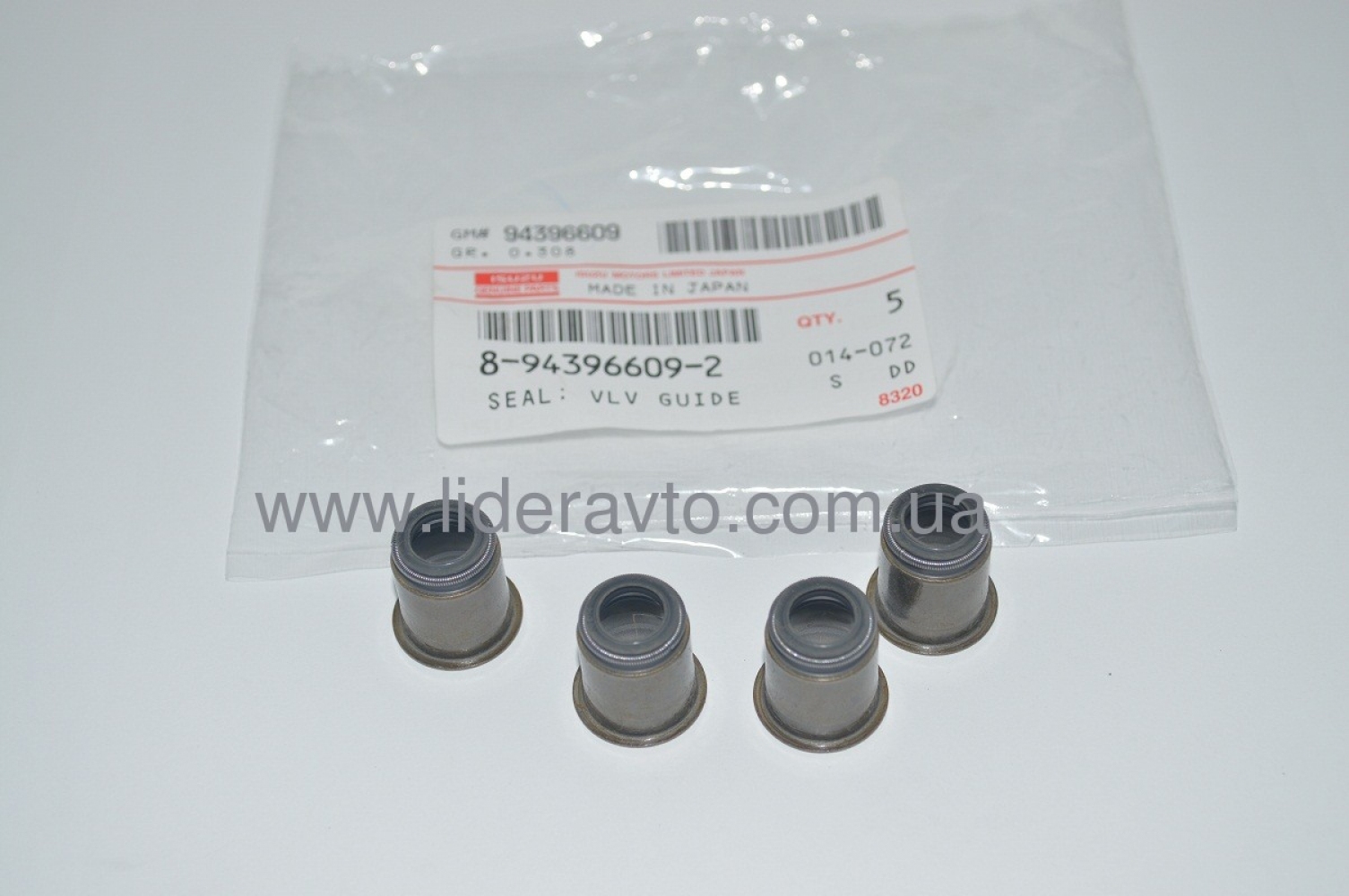 Сальники  клапанов (маслоотражатели ) ISUZU, БОГДАН  ( к-т 8 шт .) оригинал 8943966092