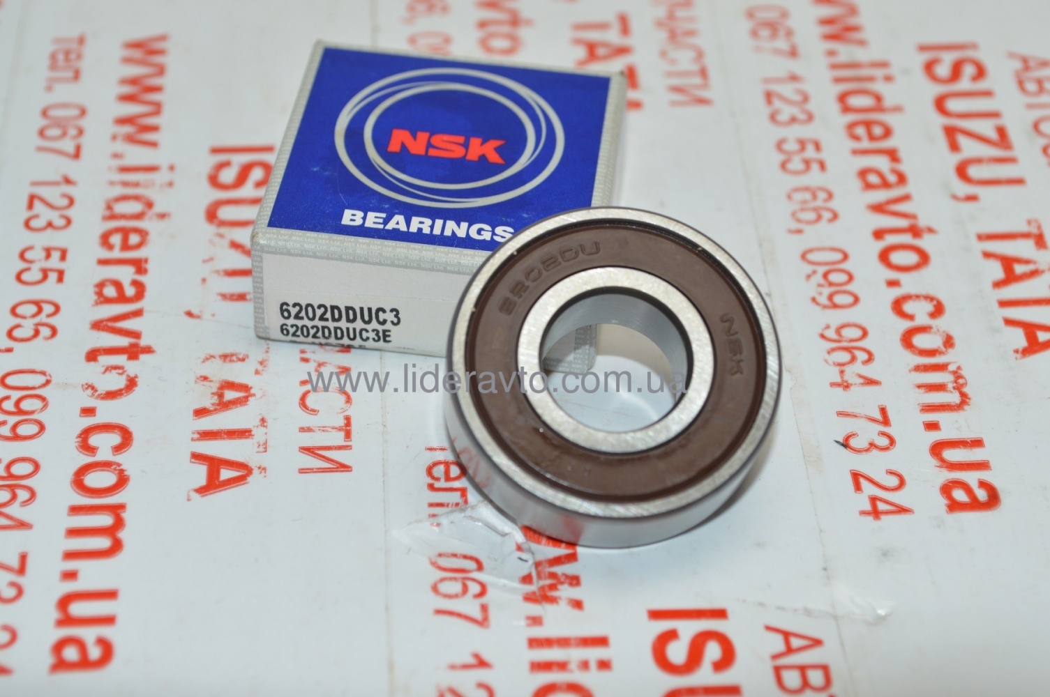 Подшипник генератора Эталон, ТАТА 613, I-VAN, Баз  NSK 6202, задней крышки 