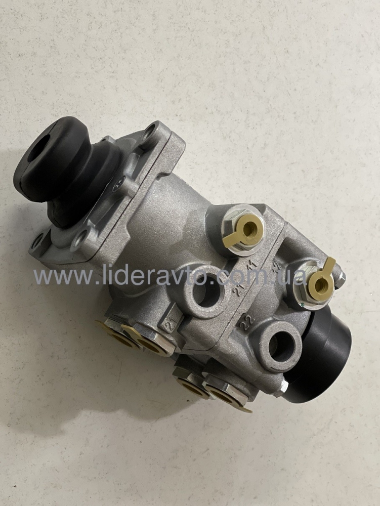 Кран гальмівний головний Е-3 Еталон, TATA 1116, 1618, БАЗ 264143700101, 264143700102