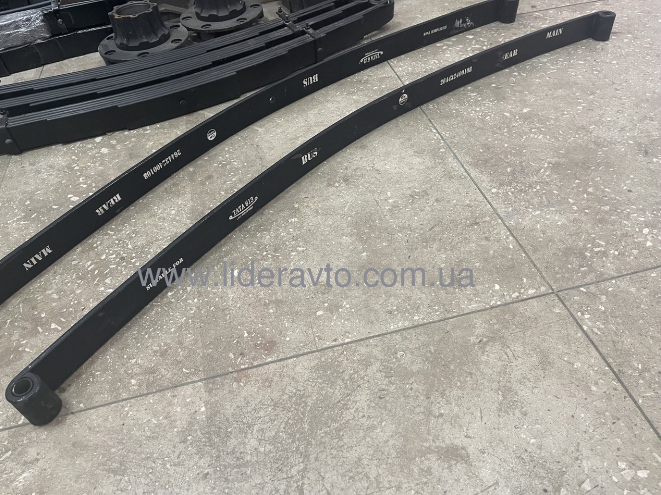 Лист №1 ресори задній Еталон, БАЗ А-079, I-VAN ІНДІЯ 264432400108