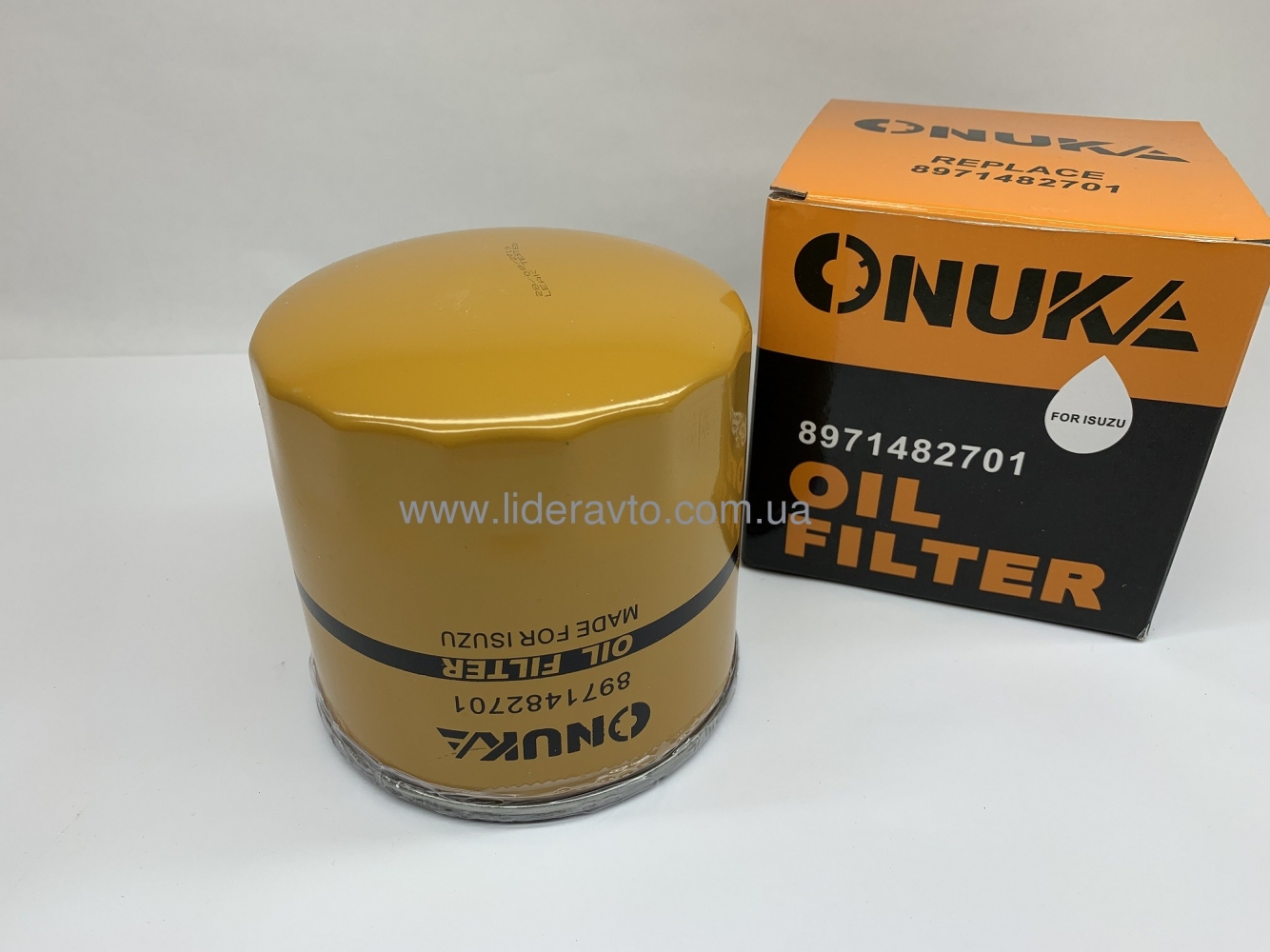 Фільтр масляний БОГДАН А-091/А-092 , ISUZU 4HG1/4HG1-T ONUKA 8971482701