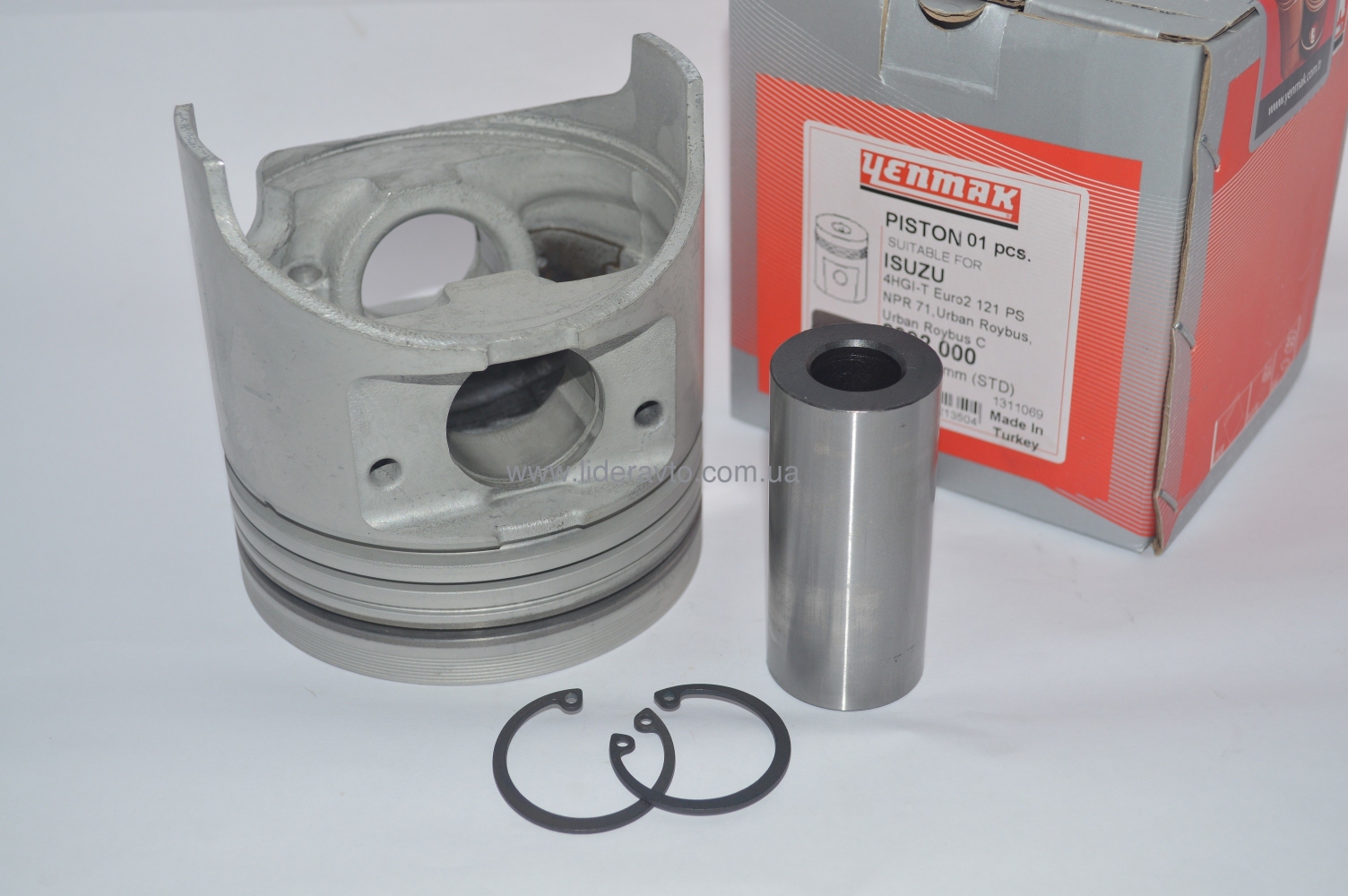 Поршень двигуна Богдан А-092, ISUZU 4НG1-T, 8982097450 Yenmak Туреччина