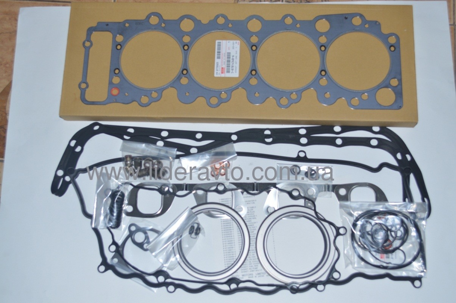 Прокладки двигуна ISUZU 4HG1-T , Богдан А-092 набір ISUZU оригінал 5878173400