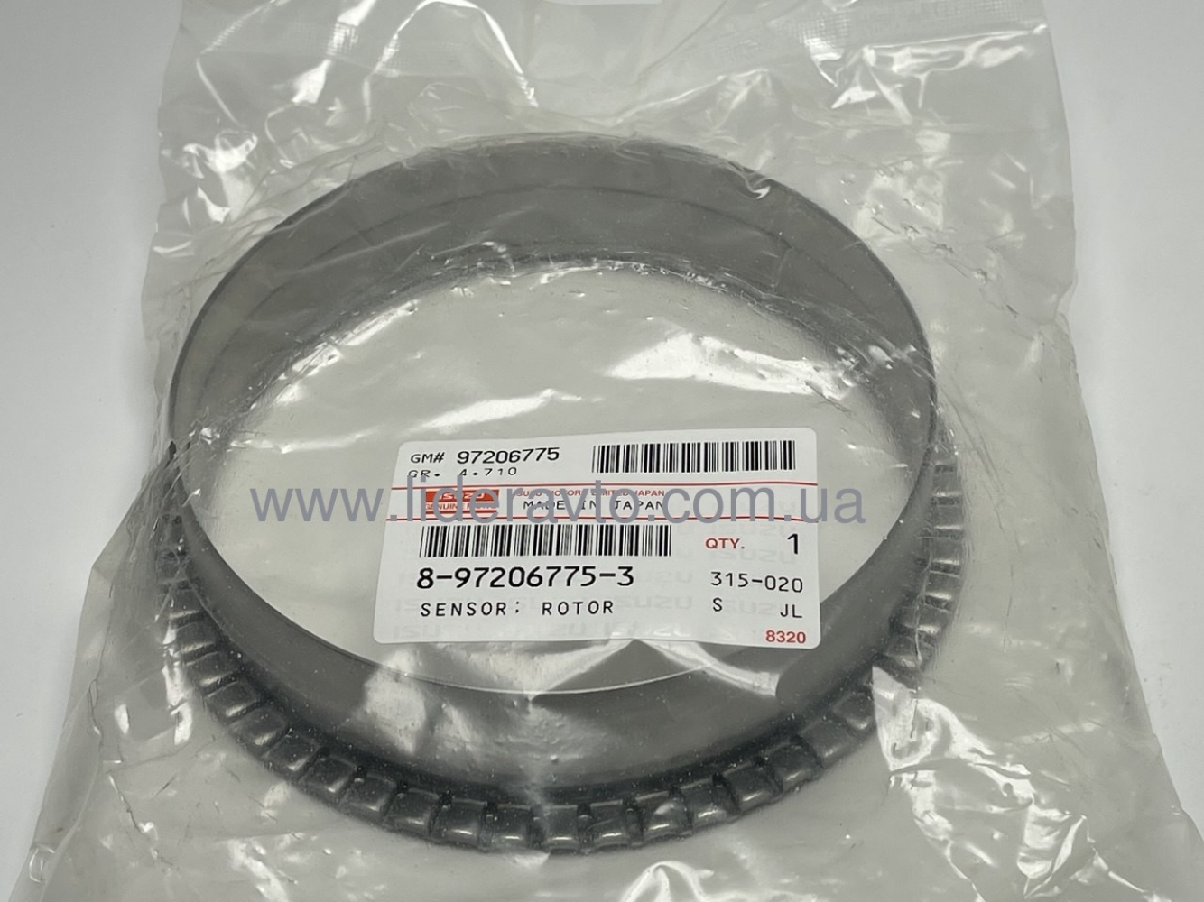 Кільце (вінець) ABS ISUZU NPR75/NQR75/NQR71, Богдан Атаман Оригінал 8972067753