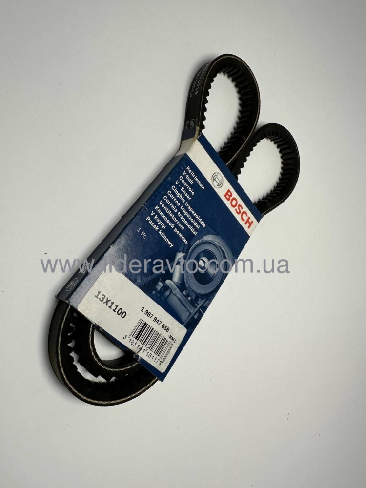 Ремінь компресора БОГДАН А-091, А-092, АТАМАН 13Ах1100 BOSCH