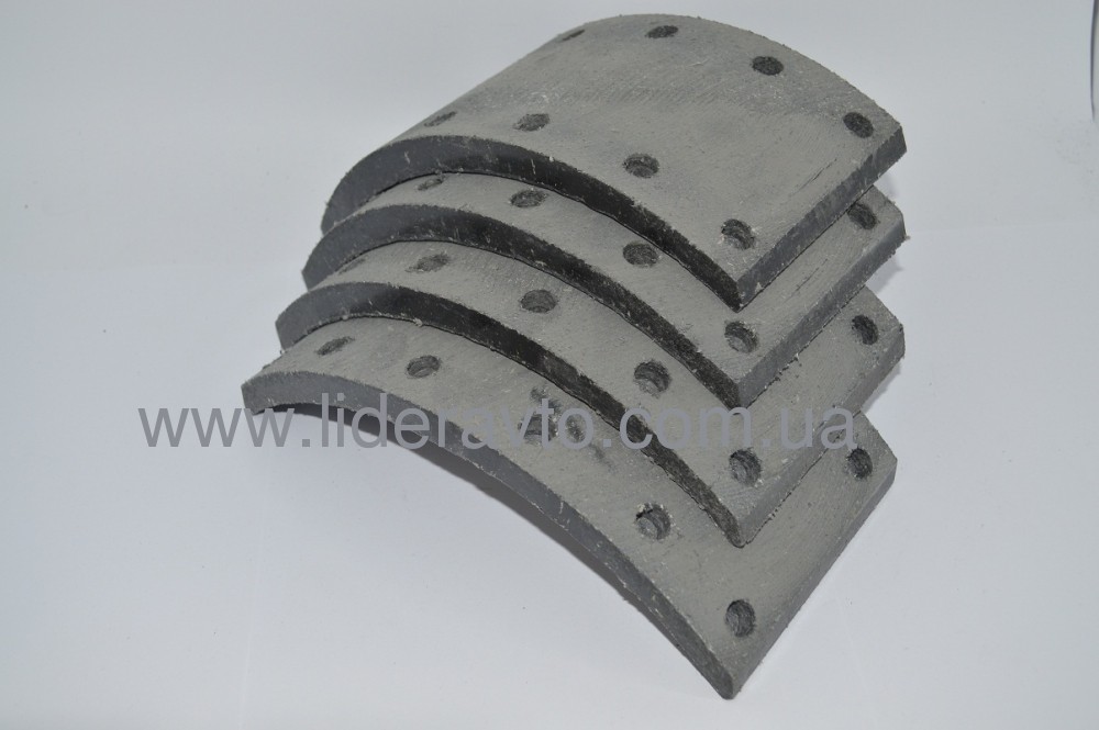 Накладка тормозной колодки  ISUZU NPR75/NQR75 /NQR71/70 БОГДАН STD (к-т 4шт.) Украина