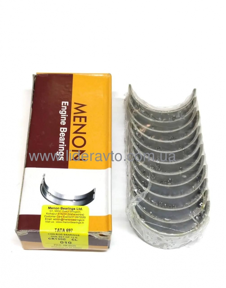 Вкладиші шатуна Еталон, I-VAN, ТАТА (613 EI, 613 EII, 613 EIII) (RS2) (к-т) MENON 885403642525