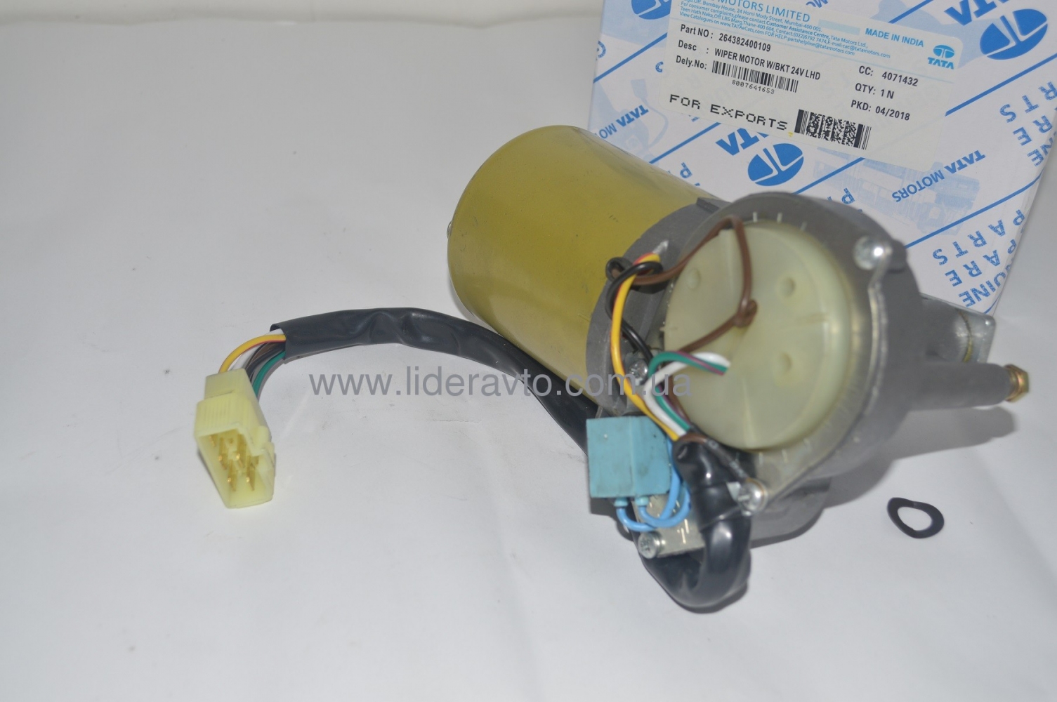 Мотор склоочисника ТАТА, Еталон 24В, 5 контактів 264382400109