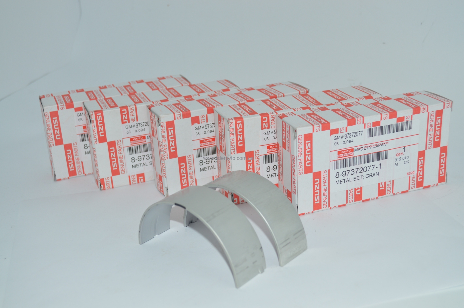 Вкладыши коренные ISUZU 4HG1/4HG1-T/4HE1/4HK1, Богдан , Атаман Оригинал 8973720771(к-т)