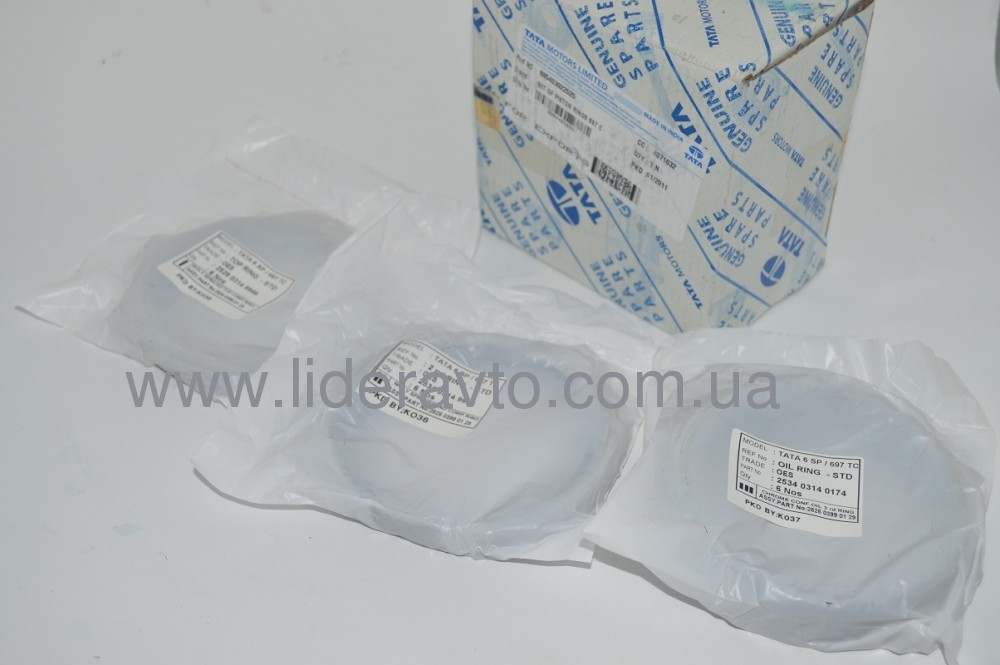 Кільця поршневі Тата Еталон (3 мм) Є-2 ТАТА оригінал
