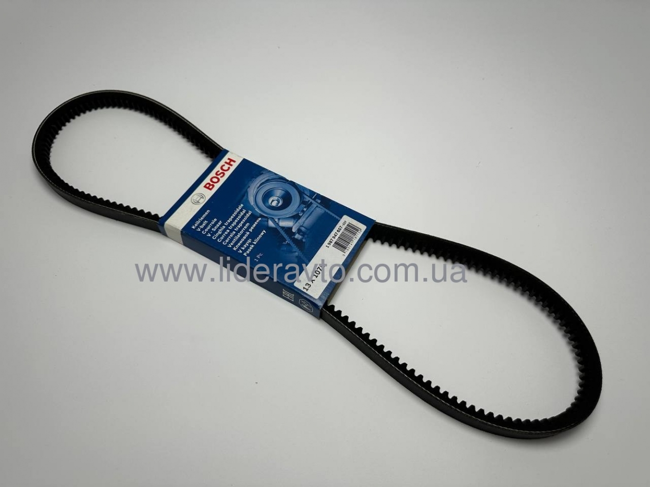 Ремінь генератора ISUZU 13Ах1075 БОГДАН, АТАМАН BOSCH 8941116240