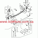 Рычаг поворотной цапфы Isuzu NQR  Богдан А-091, А-092, Isuzu NQR левый  8972107715/8972107714