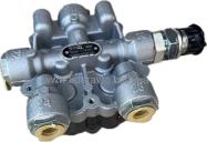 Клапан 4-х контурный пневмосистемы тормозов TATA Е-4. Еталон 263243700155