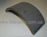 Накладка гальмівна ISUZU БОГДАН (14 мм) к-т 4шт не свердлена, Україна