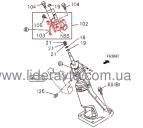 Замок запалювання в зборі з контактною групою БОГДАН А-091/А-092, ISUZU NQR70/NQR71 Атаман 8971703640