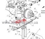 Кронштейн пневморессоры (пневмобалона ) БОГДАН АТАМАН правый  A092-2924161-01